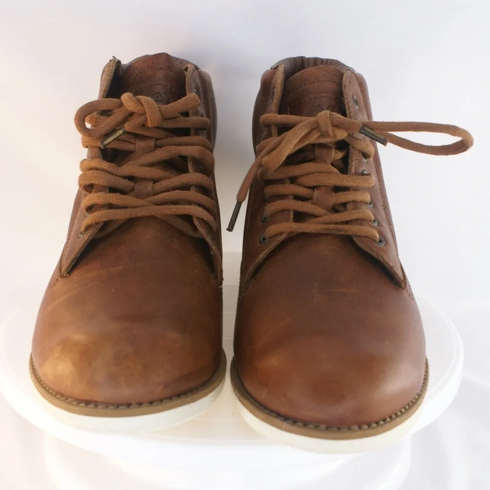 Alpinestars Oscar Rayburn Riding‎ Boots Brown Leather Mens US 9 EUR 42 281835